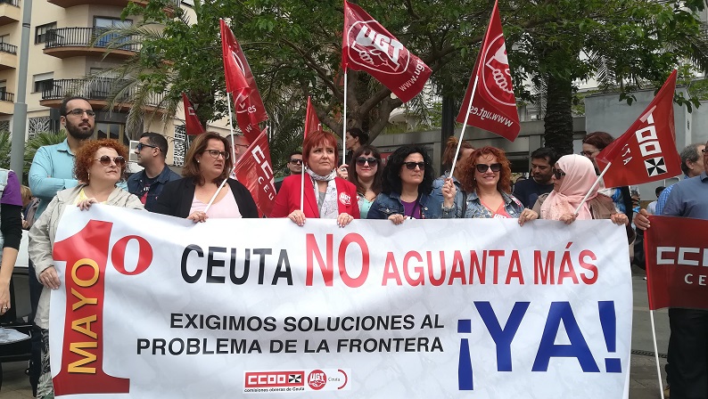 Manifestación 1 de Mayo Ceuta