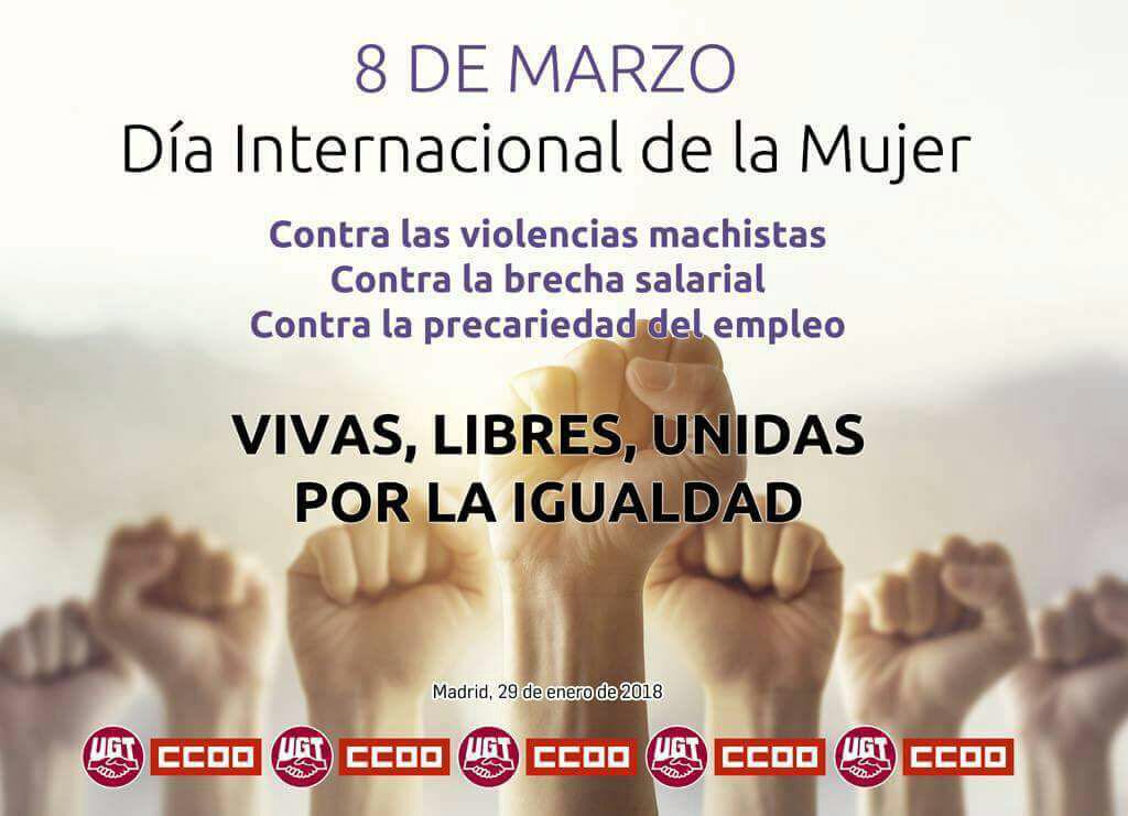 8 de marzo, #VivasLibresUnidas, Día de la Mujer